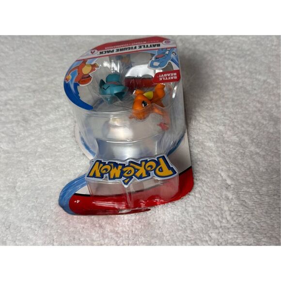 Pokemon Battle Action Figure Charmander + Wynaut Jazwares 2021/New - Picture 4 of 8